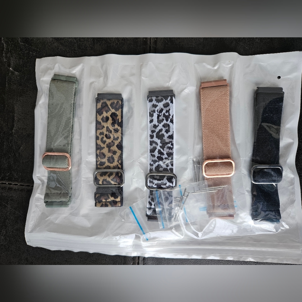 Nylon Watch Bands 5 Pack Fitbit